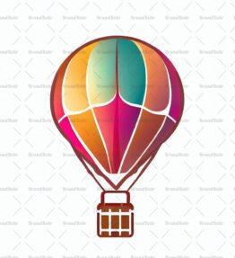 Reisender Heißluftballon